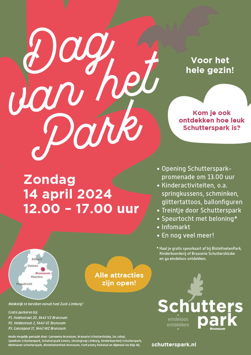 Dag van het Park A3 Poster Schutterspark Brunssum 14 april 2024